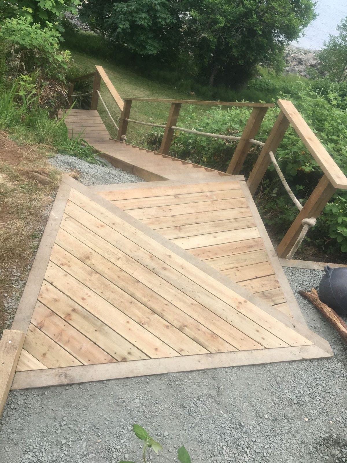 Old Craft Carpentry project on Quadra Island, BC